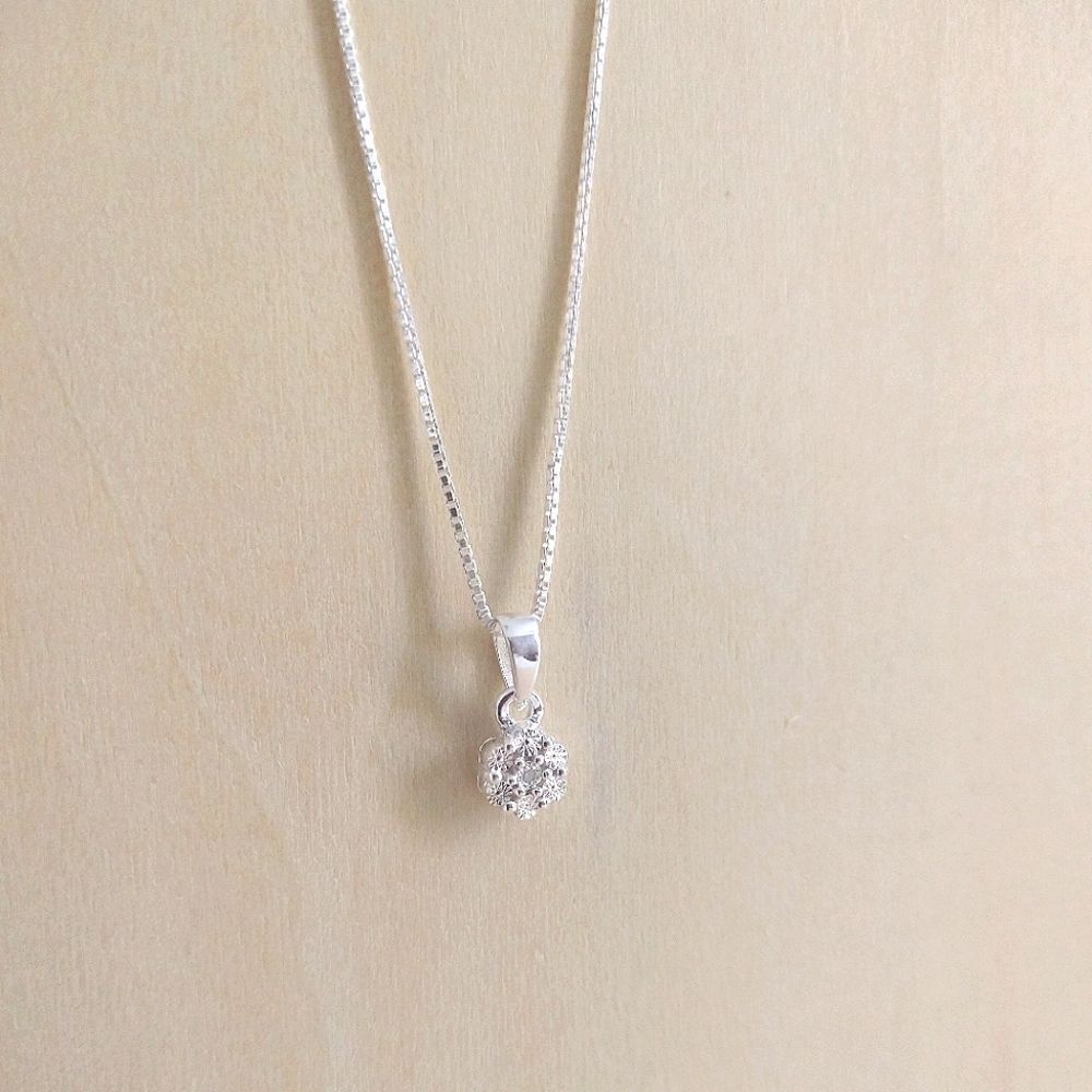 Diamond Pendant and Chain